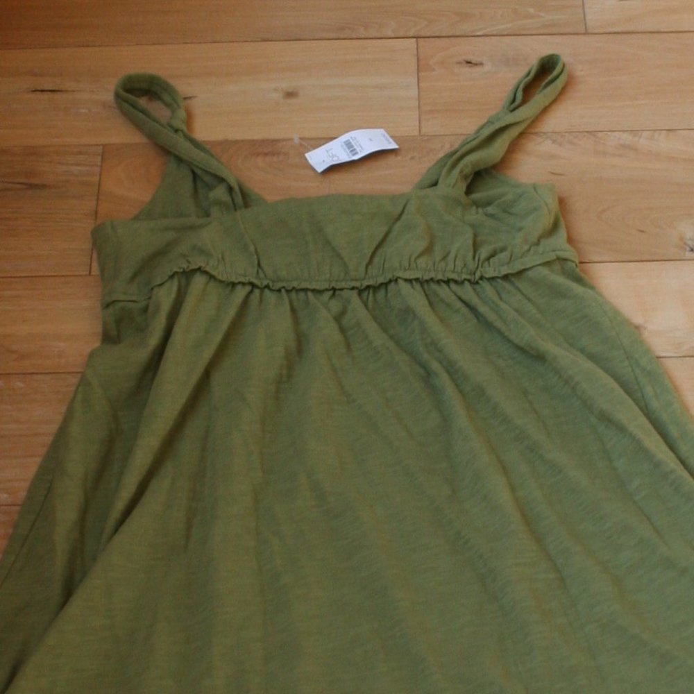 AnnT Loft Size Medium Green Sleeveless Dress (NWT) - Picture 3 of 9